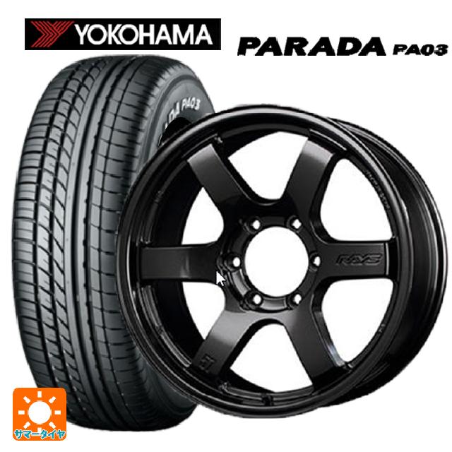 215/65R16 109/107S ヨコハマ パラダ PA03 ホワイトレター レイズ グラムライツ 57DRX AXZ 16-6.5J 国産車用 サマータイヤホイール4本セット