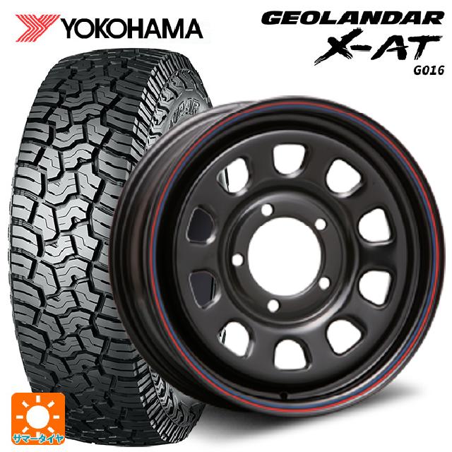235/70R16 104/101Q ヨコハマ ジオランダー X-AT G016 ブラックレター 正規品 # エムエルジェイ デイトナ SS Black 16-6J 国産車用 サマータイヤホイール4本セット|タイヤホイール専門店コニシタイヤ