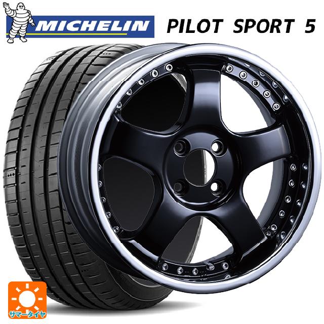 205/50R16 87W ミシュラン 正規品 パイロットスポーツ5 タナベ SSR プロフェッサー SP1R ブラック 16-6.5J 国産車用 サマータイヤホイール4本セット