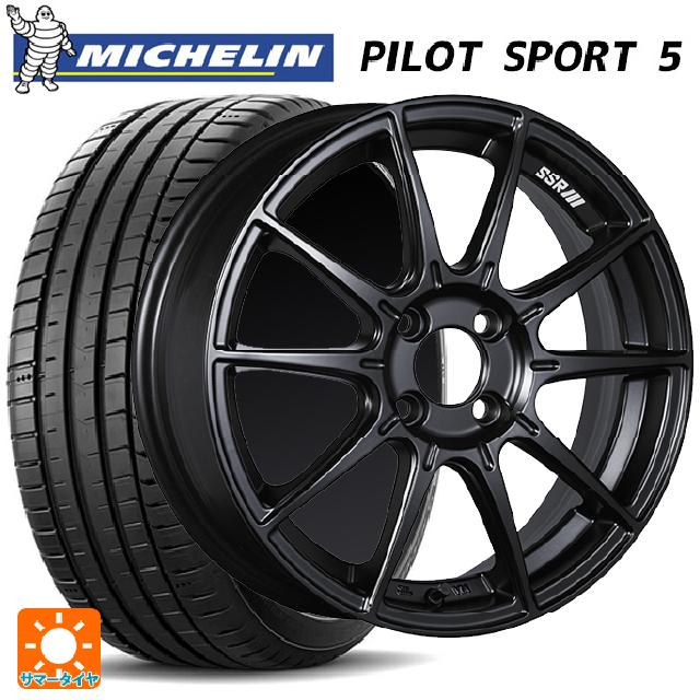 215/50R17 95Y XL ミシュラン パイロットスポーツ5 正規品 タナベ SSR GT X01 フラットブラック 17-7J 国産車用 サマータイヤホイール4本セット｜タイヤホイール専門店コニシタイヤ 130,390円