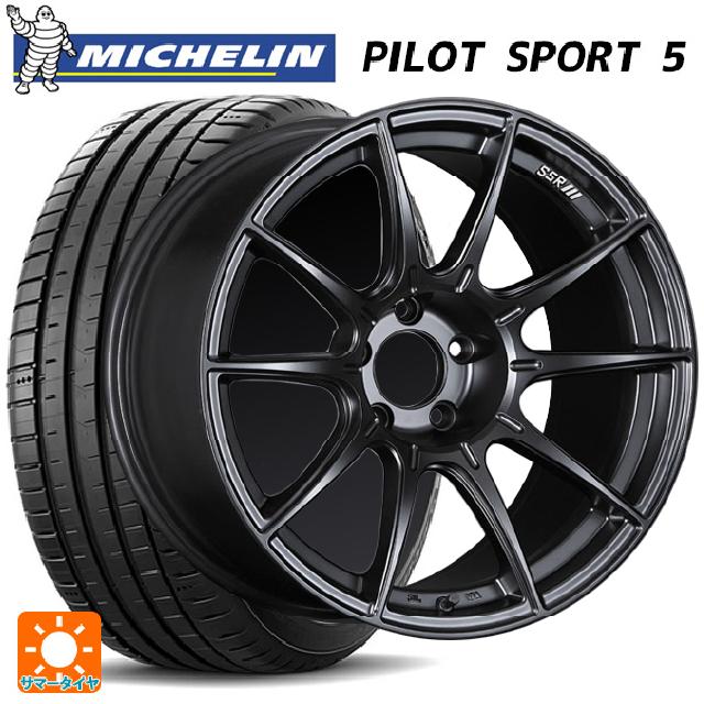 トヨタ GRカローラ(4BA-GZEA14H)用 245/40R18 97Y XL ミシュラン 正規品 パイロットスポーツ5 # タナベ SSR GT X01 フラットブラック 新品サマータイヤホイール 4本セット｜タイヤホイール専門店コニシタイヤ