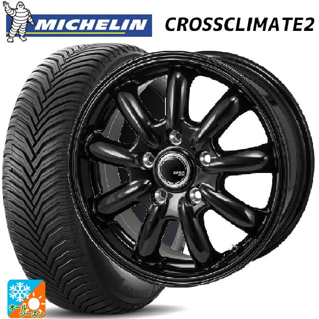 2024年製 225/60R18 104W XL ミシュラン クロスクライメイト2 正規品 ジャパン三陽 ザック JP209 グロスブラック 18-7.5J 国産車用 オールシーズンタイヤホイール4本セット
