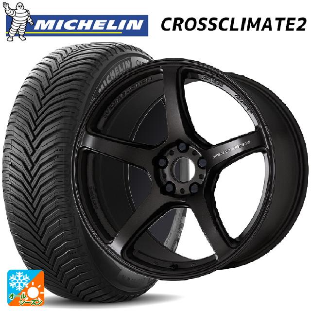 ミツオカ バディ()用 225/60R18 104W XL ミシュラン クロスクライメイト2 正規品 ワーク エモーション T5R MGK 新品オールシーズンタイヤホイール 4本セット