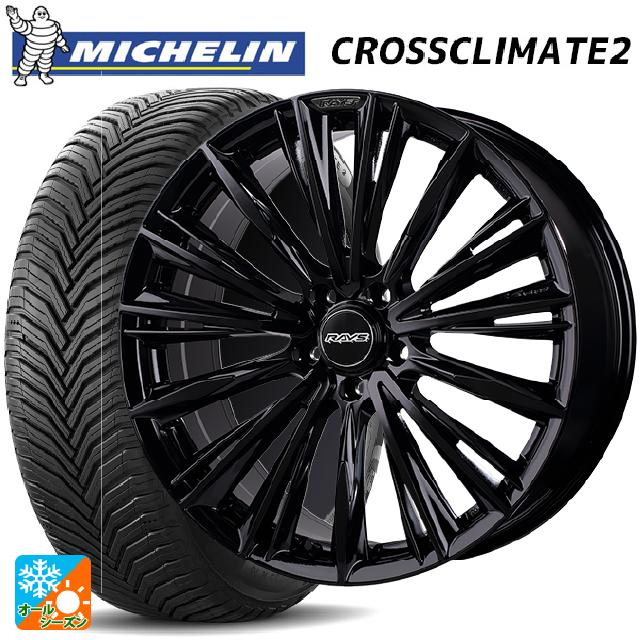 ミツビシ デリカD:5(3DA系)用 225/60R18 104W XL ミシュラン クロスクライメイト2 正規品 レイズ ベルサス クラフトコレクション ヴォウジェ リミテッド GX 新品オールシーズンタイヤホイール 4本セット