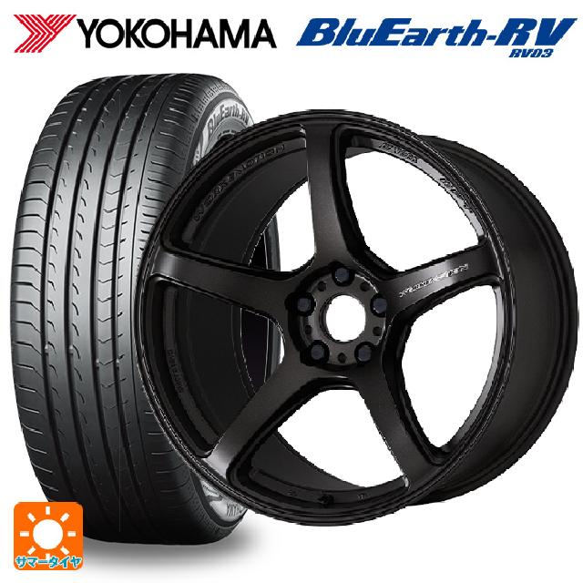 スバル レヴォーグ(VN系)用 215/50R17 95V XL ヨコハマ ブルーアース RV03 ワーク エモーション T5R MGK 新品サマータイヤホイール 4本セット