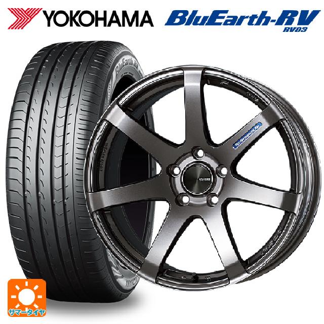 スバル レヴォーグ(VN系)用 225/40R19 93W XL ヨコハマ ブルーアース RV03 # エンケイ パフォーマンスライン PF07 DS 新品サマータイヤホイール 4本セット