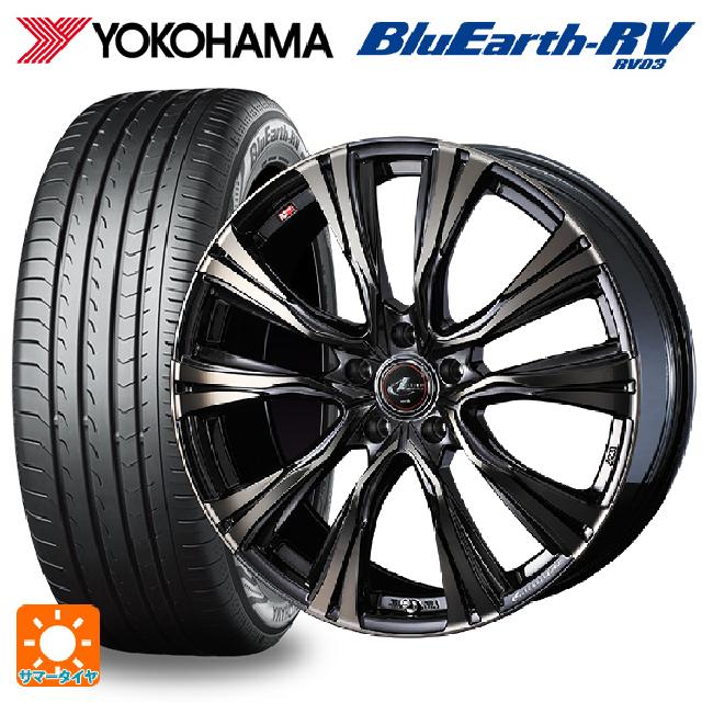 スバル レヴォーグ(VN系)用 225/40R19 93W XL ヨコハマ ブルーアース RV03 ウェッズ レオニス VR PBMC/TI 新品サマータイヤホイール 4本セット|タイヤホイール専門店コニシタイヤ