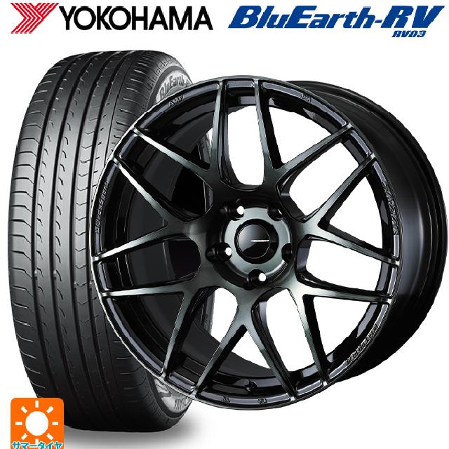 スバル レガシィアウトバック(BS系)用 225/55R18 98V ヨコハマ ブルーアース RV03 ウェッズ ウェッズスポーツ SA27R WBC 新品サマータイヤホイール 4本セット|タイヤホイール専門店コニシタイヤ