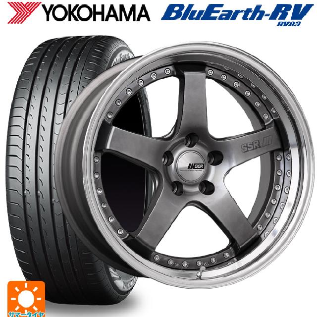 215/45R18 93W XL ヨコハマ ブルーアース RV03 # タナベ SSR プロフェッサー SP4 チタンシルバー 18-7J 国産車用 サマータイヤホイール4本セット|タイヤホイール専門店コニシタイヤ