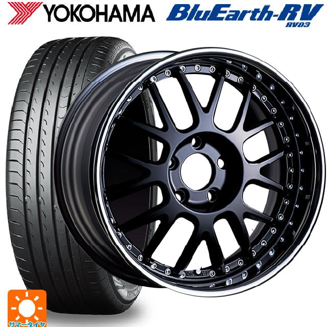 225/60R17 99H ヨコハマ ブルーアース RV03 タナベ SSR プロフェッサー MS1R ブラック 17-7J 国産車用 サマータイヤホイール4本セット｜タイヤホイール専門店コニシタイヤ