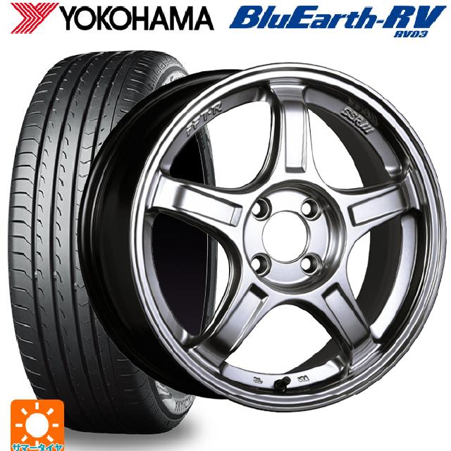 215/45R17 91W XL ヨコハマ ブルーアース RV03 タナベ SSR GT X03 クロームシルバー 17-7J 国産車用 サマータイヤホイール4本セット