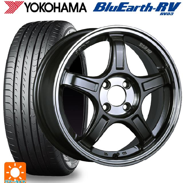 205/50R17 93V XL ヨコハマ ブルーアース RV03 タナベ SSR GT X03 マシンドグラファイトガンメタ+スモーククリア 17-7J 国産車用 サマータイヤホイール4本セット|タイヤホイール専門店コニシタイヤ