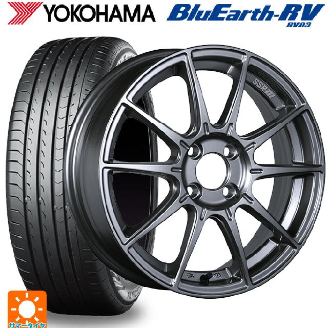 215/45R17 91W XL ヨコハマ ブルーアース RV03 タナベ SSR GT X01 ダークシルバー 17-7J 国産車用 サマータイヤホイール4本セット