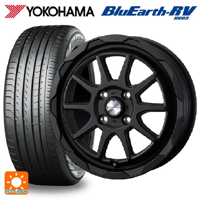 ニッサン ノートオーラ(E13)用 205/55R16 91W ヨコハマ ブルーアース RV03 # ウェッズ マッドヴァンス06 フルマットブラック 新品サマータイヤホイール 4本セット｜タイヤホイール専門店コニシタイヤ