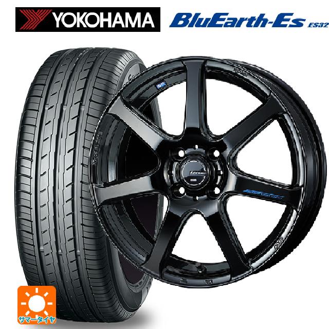トヨタ ヤリス(10系)用 205/50R16 87V ヨコハマ ブルーアースEs ES32 ウェッズ レオニス ナヴィア07 PBK 新品サマータイヤホイール 4本セット 86,466円