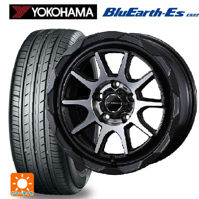 トヨタ アルファード(30系)用 225/60R17 99H ヨコハマ ブルーアースEs ES32 # ウェッズ マッドヴァンス06 マットブラックポリッシュ 新品サマータイヤホイール 4本セット｜タイヤホイール専門店コニシタイヤ