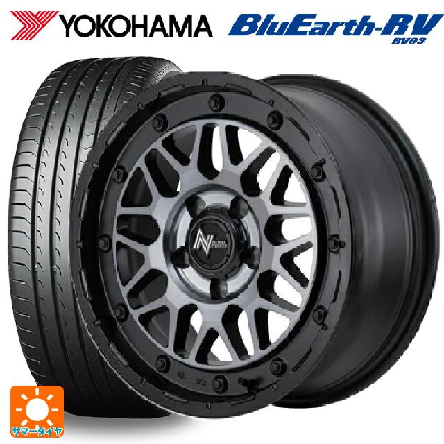 195/60R16 89V ヨコハマ ブルーアース RV03 # エムアイディー ナイトロパワー M29 スティンガー セミグロスブラッククリア 16-7J 国産車用 サマータイヤホイール4本セット 89,832円