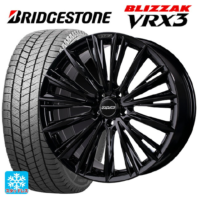 トヨタ アルファード(30系)用 245/40R20 95Q ブリヂストン ブリザック VRX3 正規品 # レイズ ベルサス クラフトコレクション ヴォウジェ リミテッド GX 新品スタッドレスタイヤホイール 4本セット