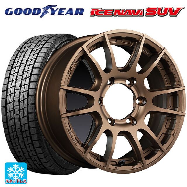 2024年製 235/70R16 106Q グッドイヤー アイスナビ SUV レイズ グラムライツ 57XR-X Z2 16-6J 国産車用 スタッドレスタイヤホイール4本セット