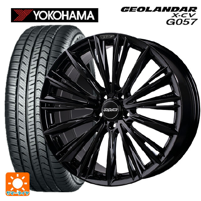 トヨタ ヴェルファイア(40系)用 235/45R20 100W XL ヨコハマ ジオランダー X-CV G057 正規品 レイズ ベルサス クラフトコレクション ヴォウジェ リミテッド GX 新品サマータイヤホイール 4本セット
