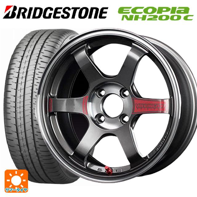 185/55R16 83V ブリヂストン エコピア NH200C 正規品 レイズ ボルクレーシング TE37 ソニックSL PG 16-6J 国産車用 サマータイヤホイール4本セット