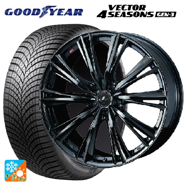 トヨタ C-HR(ZYX10)用 225/50R18 99W XL グッドイヤー ベクター4シーズンズ ジェン3 ウェッズ レオニス WX BMC1 新品オールシーズンタイヤホイール 4本セット
