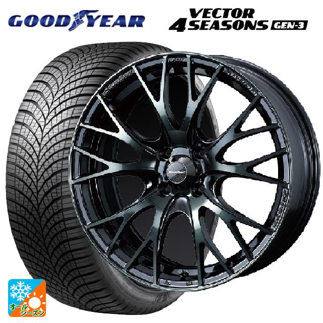 205/60R16 96V XL グッドイヤー ベクター4シーズンズ ジェン3 ウェッズ ウェッズスポーツ SA20R WBC 16-6.5J 国産車用 オールシーズンタイヤホイール4本セット