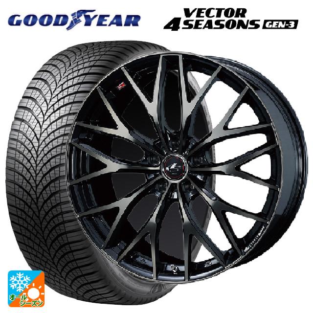 2024年製 215/60R17 100V XL グッドイヤー ベクター4シーズンズ ジェン3 ウェッズ レオニス MX PBMC/TI 17-7J 国産車用 オールシーズンタイヤホイール4本セット｜タイヤホイール専門店コニシタイヤ 123,370円