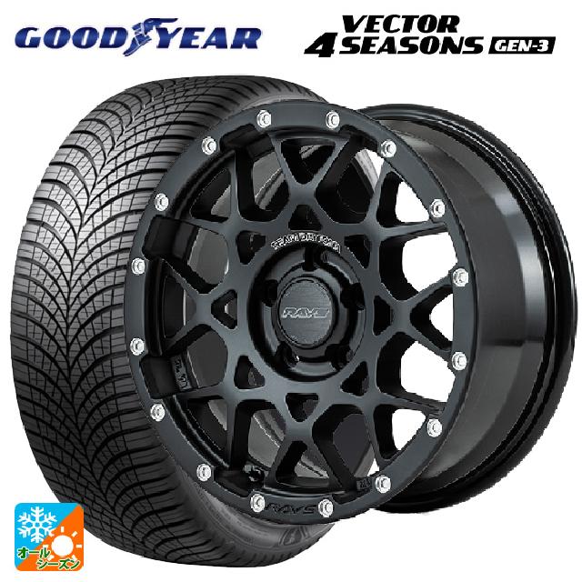 195/60R16 93V XL グッドイヤー ベクター4シーズンズ ジェン3 レイズ チームデイトナ M8 # N2 16-7J 国産車用 オールシーズンタイヤホイール4本セット｜タイヤホイール専門店コニシタイヤ