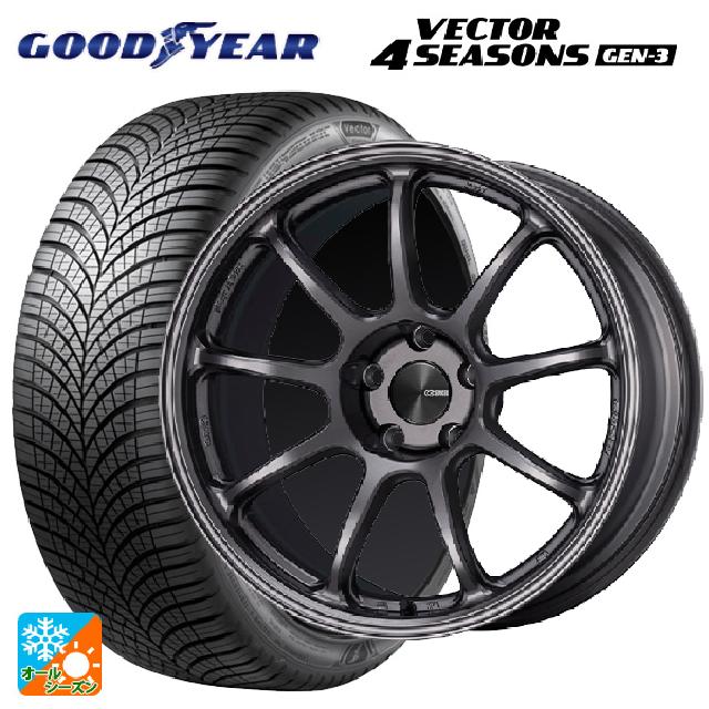 スバル レヴォーグ(VN系)用 2024年製 245/40R18 97W XL グッドイヤー ベクター4シーズンズ ジェン3 エンケイ パフォーマンスライン PF09 DS 新品オールシーズンタイヤホイール 4本セット｜タイヤホイール専門店コニシタイヤ