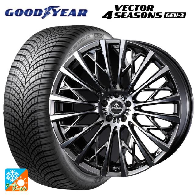 マツダ CX-5(KM系)用 245/45R20 103W XL グッドイヤー ベクター4シーズンズ ジェン3 ウェッズ クレンツェ シュリット855エボ SBC/POL 新品オールシーズンタイヤホイール 4本セット｜タイヤホイール専門店コニシタイヤ