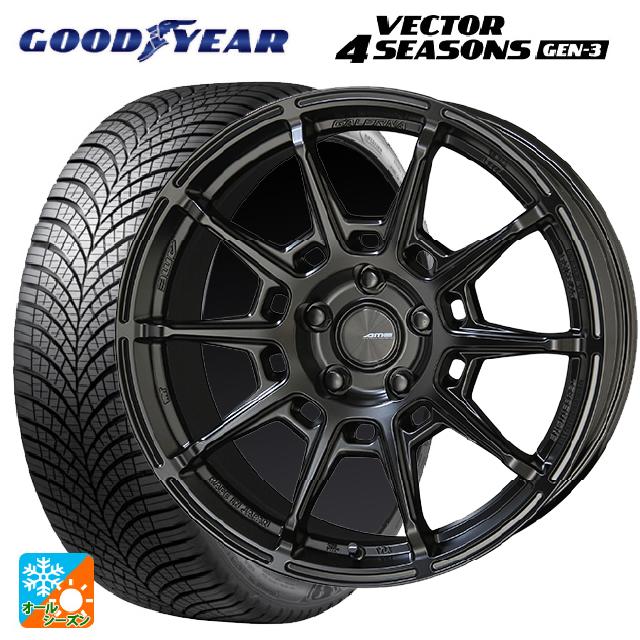 スバル レヴォーグ(VN系)用 225/45R18 95W XL グッドイヤー ベクター4シーズンズ ジェン3 共豊 ガレルナ レフィーノ made by エンケイ MB 新品オールシーズンタイヤホイール 4本セット