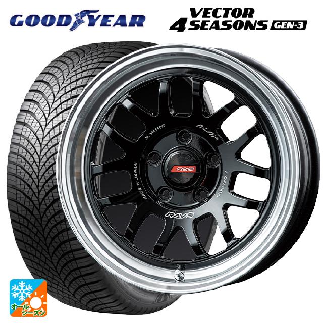 215/65R16 102V XL グッドイヤー ベクター4シーズンズ ジェン3 レイズ A LAP(エーラップ) 07X # BD 16-7J 国産車用 オールシーズンタイヤホイール4本セット