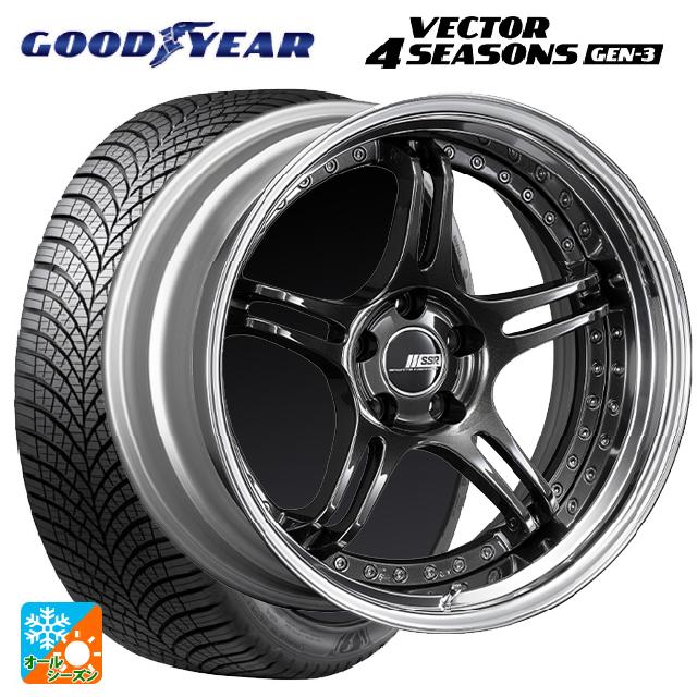 245/45R18 100Y XL グッドイヤー ベクター4シーズンズ ジェン3 タナベ SSR プロフェッサー SPX プリズムダークガンメタ 18-8.5J 国産車用 オールシーズンタイヤホイール4本セット
