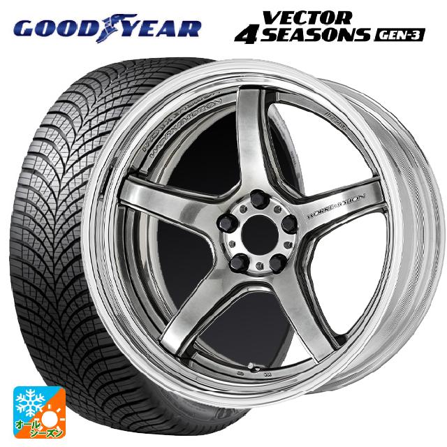 2024年製 245/40R18 97W XL グッドイヤー ベクター4シーズンズ ジェン3 ワーク エモーション T5R 2P GTS 18-8J 国産車用 オールシーズンタイヤホイール4本セット｜タイヤホイール専門店コニシタイヤ 218,490円