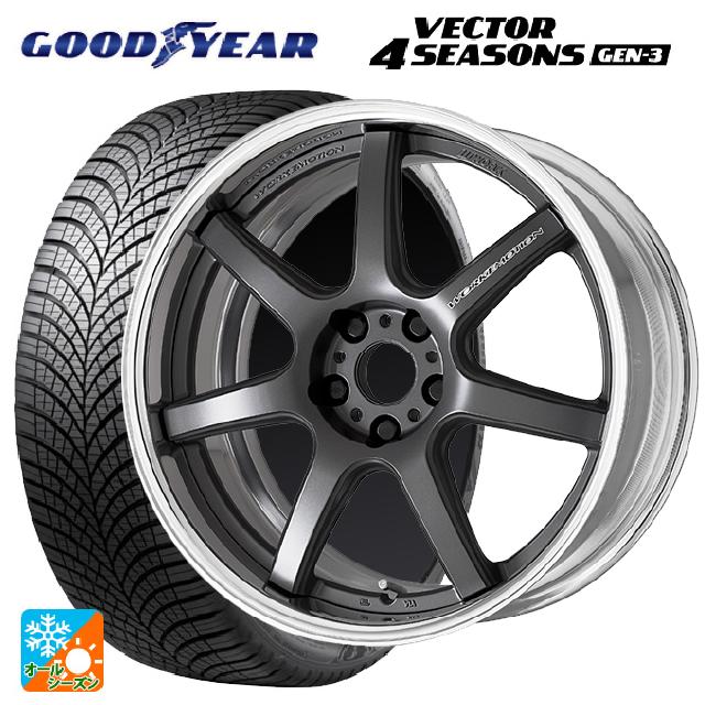245/40R19 98Y XL グッドイヤー ベクター4シーズンズ ジェン3 ワーク エモーション T7R 2P MGM 19-8.5J 国産車用 オールシーズンタイヤホイール4本セット