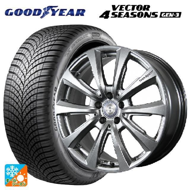 BMW X2(U10)用 225/55R18 102W XL グッドイヤー ベクター4シーズンズ ジェン3 トピー チームスパルコ ヴァローザ バージョン02 # MG 新品オールシーズンタイヤホイール 4本セット