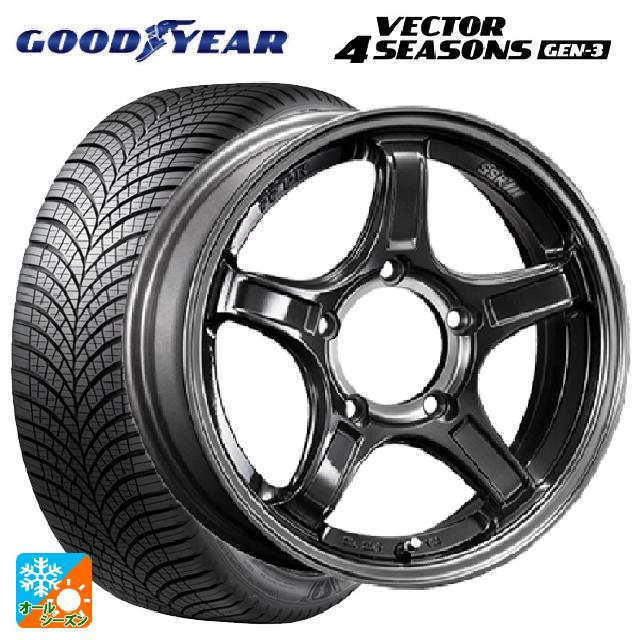 215/65R16 102V XL グッドイヤー ベクター4シーズンズ ジェン3 タナベ SSR ディバイド エックスX03J マシンドグラファイトガンメタスモーククリア 16-5.5J 国産車用 オールシーズンタイヤホイール4本セット 100,215円