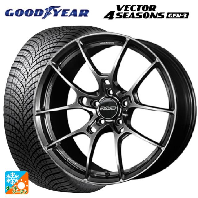 スバル フォレスター(SL系)用 235/50R19 103W XL グッドイヤー ベクター4シーズンズ ジェン3 レイズ ボルクレーシング G025 HK 新品オールシーズンタイヤホイール 4本セット｜タイヤホイール専門店コニシタイヤ 581,990円