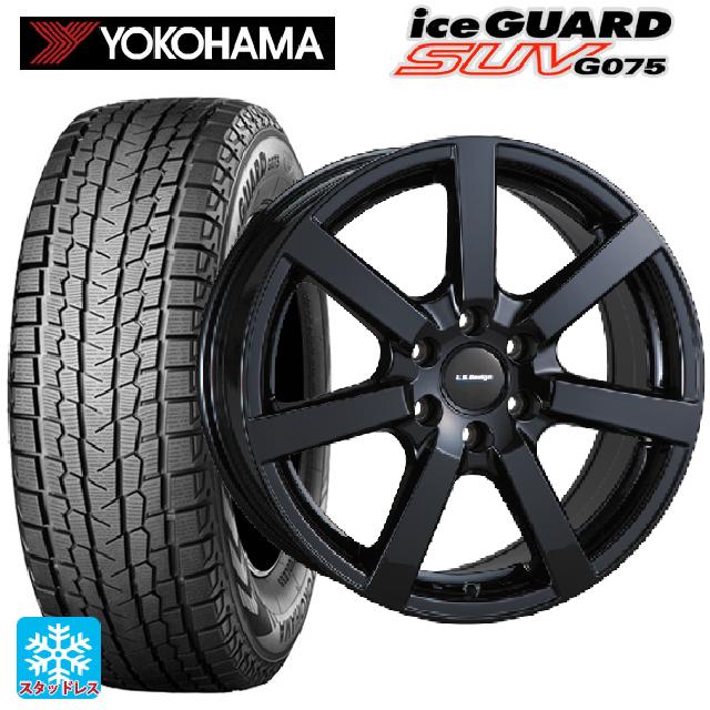 ジープ ラングラー(JL系)用 2025年製 265/65R18 114Q ヨコハマ アイスガードSUV G075 # 阿部商会 ユーエスデザイン キャスラー # グロスブラック 新品スタッドレスタイヤホイール 5本セット