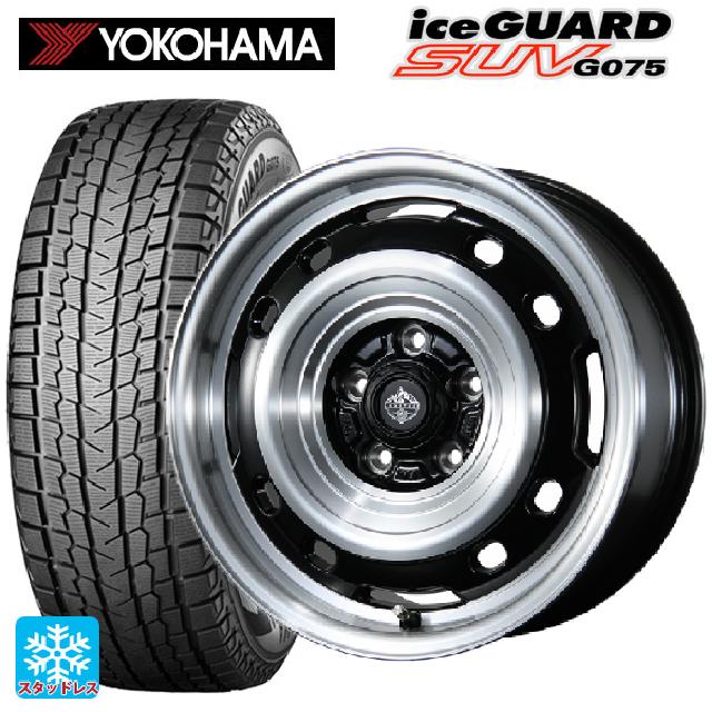 ミツビシ デリカD5(3DA系)用 2025年製 215/70R16 100Q ヨコハマ アイスガードSUV G075 # トピー ランドフット XFG # GB/P 新品スタッドレスタイヤホイール 4本セット