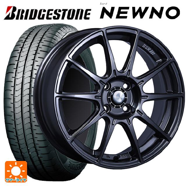 165/60R15 77H ブリヂストン ニューノ 正規品 # タナベ SSR GT X01 ST スペック ダークガンメタ 15-5J 国産車用 サマータイヤホイール4本セット|タイヤホイール専門店コニシタイヤ