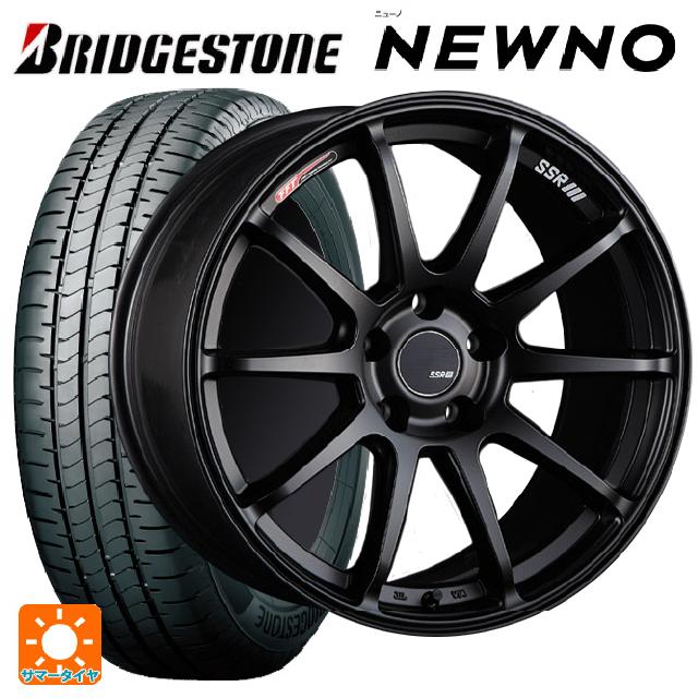 トヨタ GR86(ZN8)用 235/40R18 95W XL ブリヂストン ニューノ 正規品 # タナベ SSR GT V02 フラットブラック 新品サマータイヤホイール 4本セット