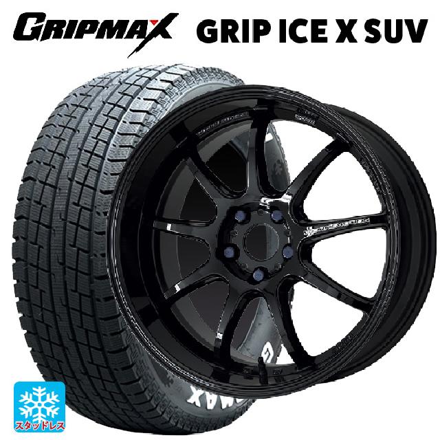 トヨタ ハリアー(80系)用 2024年製 225/60R18 104H XL グリップマックス グリップアイスX SUV ホワイトレター # ワーク エモーション D9R BLK 新品スタッドレスタイヤホイール 4本セット｜タイヤホイール専門店コニシタイヤ