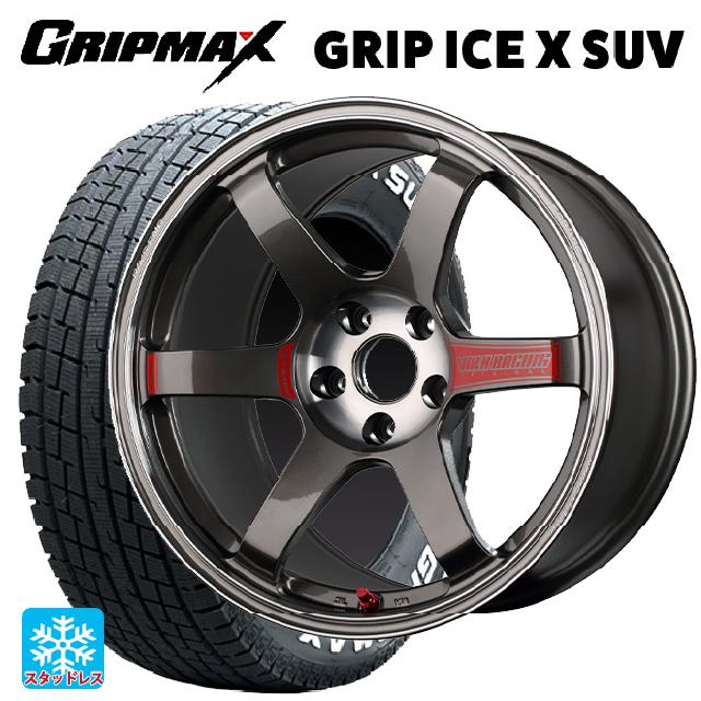 2024年製 225/60R18 104H XL グリップマックス グリップアイスX SUV ホワイトレター # レイズ ボルクレーシング TE37 サーガ SL # PG 18-8.5J 国産車用 スタッドレスタイヤホイール4本セット