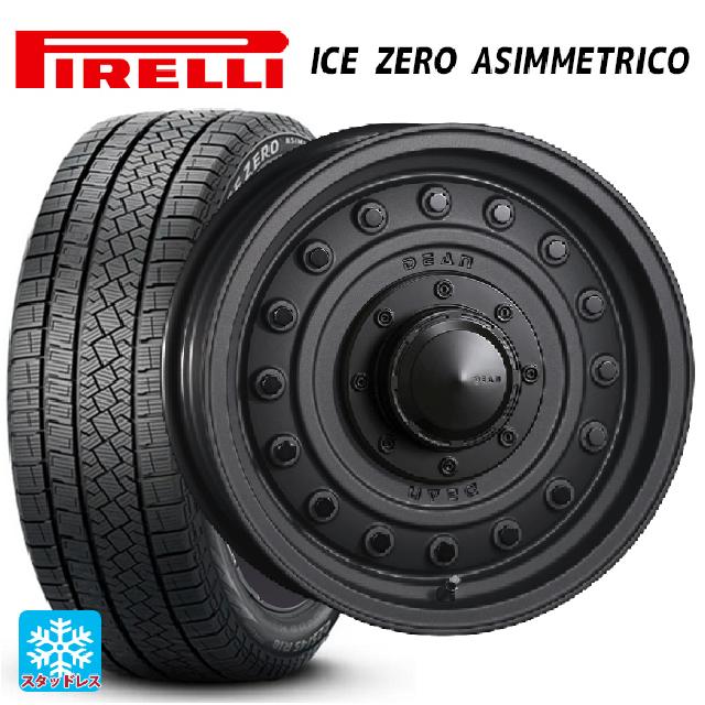 ホンダ ステップワゴン(RP6~8)用 2024年製 205/60R16 96H XL ピレリ アイスゼロ アシンメトリコ 正規品 # クリムソン ディーン コロラド マットチャコールブラック 新品スタッドレスタイヤホイール 4本セット