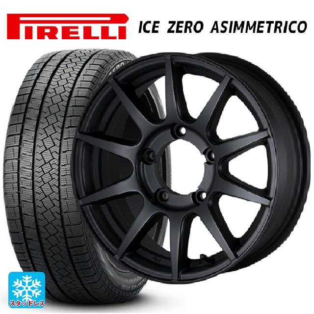 215/65R16 98T ピレリ アイスゼロ アシンメトリコ 正規品 # ドゥオール CST ゼロワンハイパー XJ FBK 16-5.5J 国産車用 スタッドレスタイヤホイール4本セット