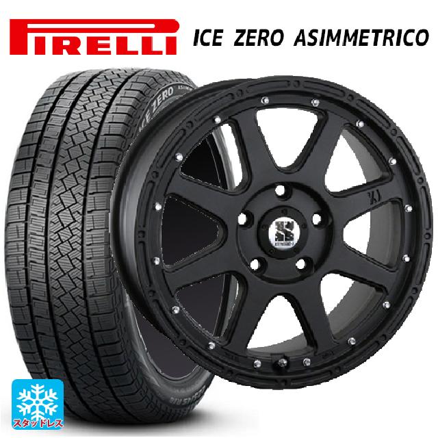 2024年製 225/50R18 99H ピレリ アイスゼロ アシンメトリコ 正規品 # エムエルジェイ エクストリームJ Flat Black 18-8J 国産車用 スタッドレスタイヤホイール4本セット 105,826円