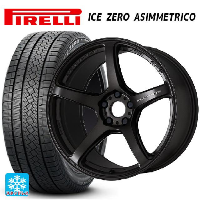 2024年製 215/45R17 91H XL ピレリ アイスゼロ アシンメトリコ 正規品 ワーク エモーション T5R MGK 17-7J 国産車用 スタッドレスタイヤホイール4本セット
