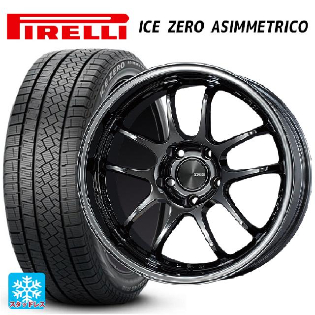 トヨタ GRカローラ(4BA-GZEA14H)用 245/40R18 97H XL ピレリ アイスゼロ アシンメトリコ 正規品 # エンケイ パフォーマンスライン PF01 EVO SBK 新品スタッドレスタイヤホイール 4本セット｜タイヤホイール専門店コニシタイヤ
